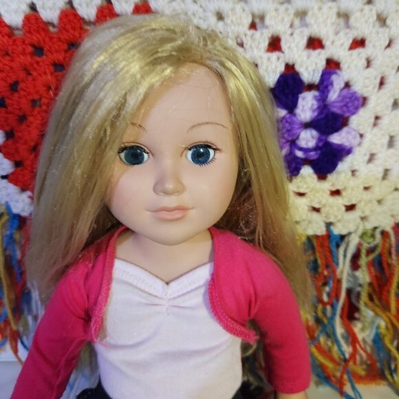 Cititoy My Life Doll 18" Ballerina Light Skin Long Blonde Hair Blue Eyes - Picture 8 of 14